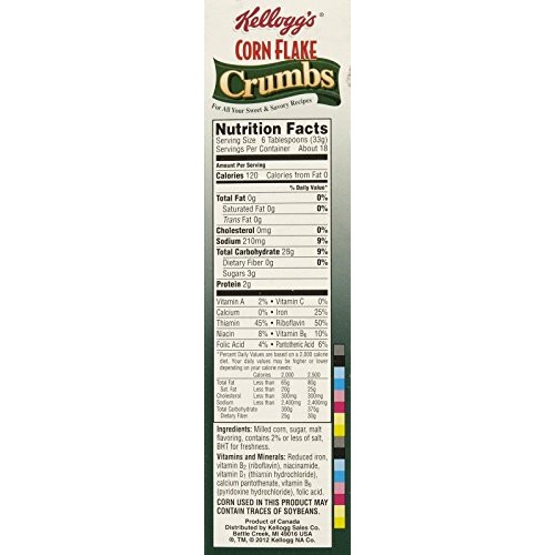 Kelloggs Corn Flake Crumbs, 21 Oz Boxes