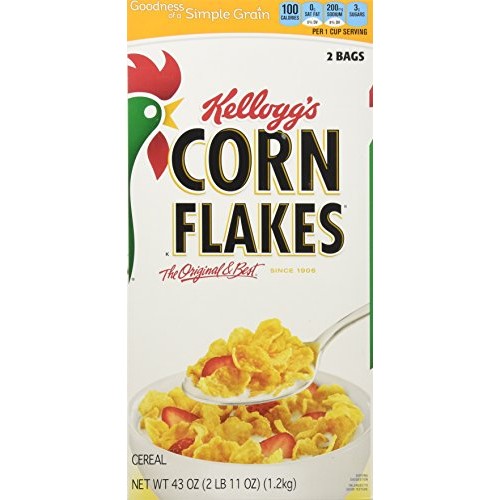 Kelloggs Corn Flakes, 43 Ounce