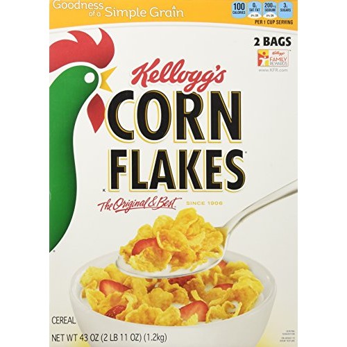 Kelloggs Corn Flakes, 43 Ounce