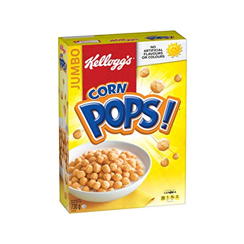 Kelloggs Corn Pops Cereal Jumbo Size 730 Gram 25.75 Ounces Impo