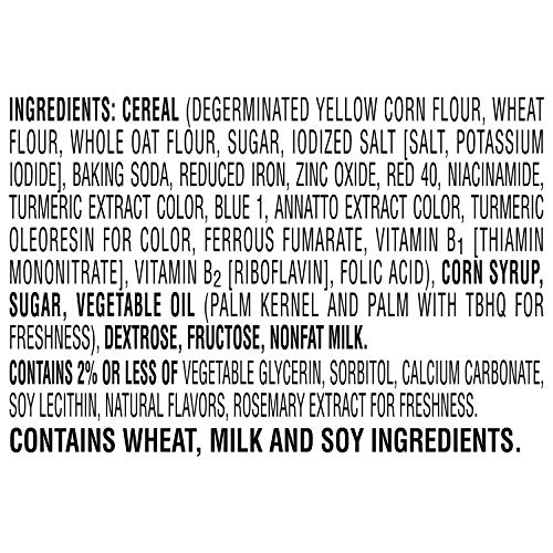 Kelloggs Cereal Bars -On The Go Snack Food, Froot Loops, 6.4 Oz