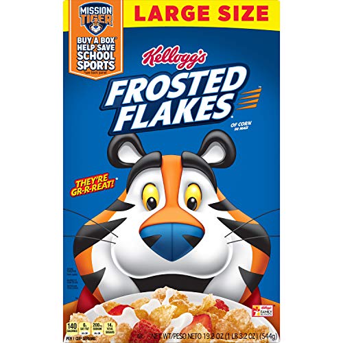 Kelloggs Frosted Flakes, Breakfast Cereal, Original, Excellent