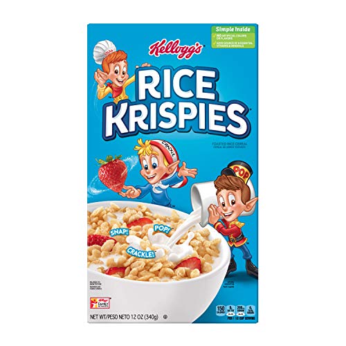 Kelloggs Rice Krispies, Breakfast Cereal, 12Oz Box