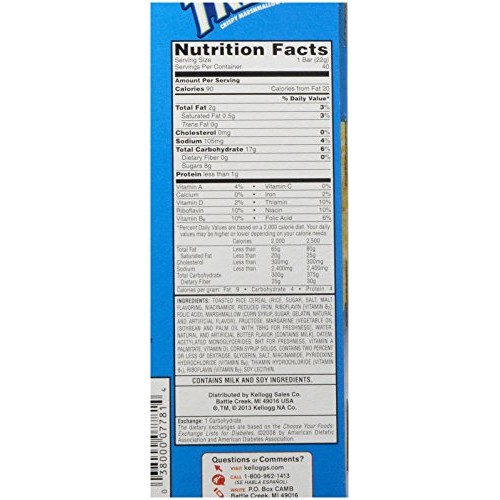Kelloggs Rice Krispies Treats - Original - 31.20 Ounces - 40 Count