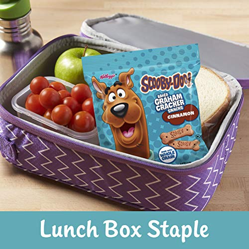 Kelloggs Scooby-Doo! Graham Cracker Snacks, Cinnamon, Made With