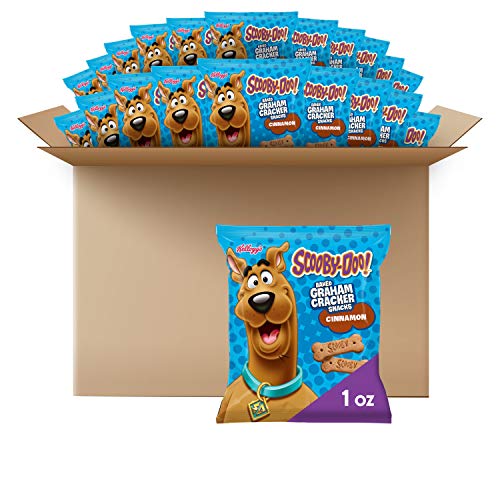 Kelloggs Scooby-Doo! Graham Cracker Snacks, Cinnamon, Made With