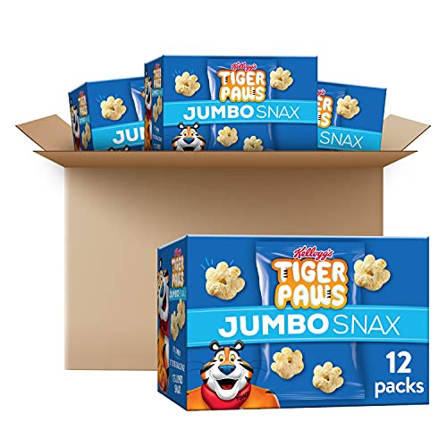 Kelloggs Tiger Paws Jumbo Snax, Cereal Snacks, Original, On The