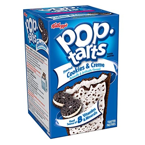 Pop-Tarts Breakfast Toaster Pastries, Frosted Cookies And Creme 