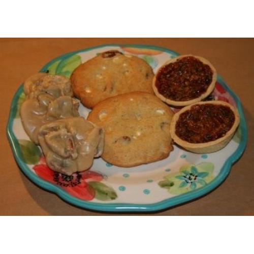 Gourmet Southern Sampler/Gift Box With Two Pecan Pies - Two Gian