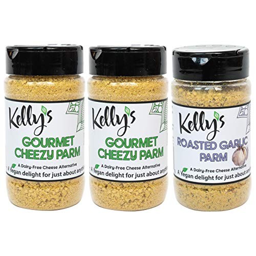 Kelly’S Gourmet Cheezy Parmesan 3-Pack, 5Oz Each, 2 Cheezy &Amp; 1 R