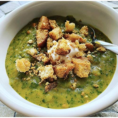 Kellys Croutons, Gourmet Cheezy Garlic, 3-Pack, 7Oz Each. Dairy