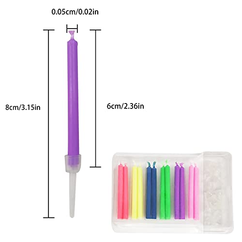 Kemladio Birthday Cake Candles Happy Birthday Candles Colorful C