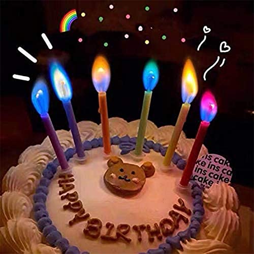 Kemladio Birthday Cake Candles Happy Birthday Candles Colorful C
