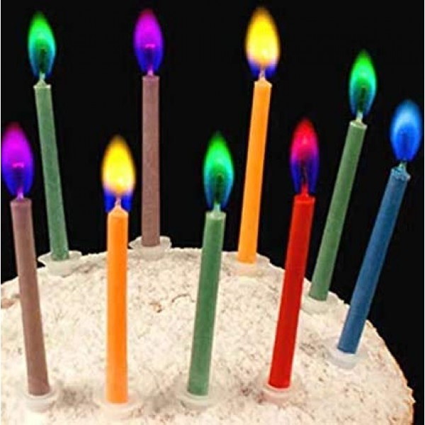 Kemladio Birthday Cake Candles Happy Birthday Candles Colorful C...