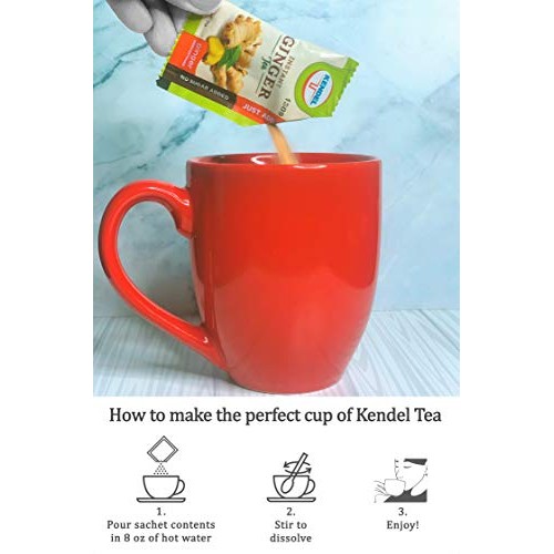 Kendel Instant Ginger Tea Unsweetened, Caffeine Free Sugar Free ...