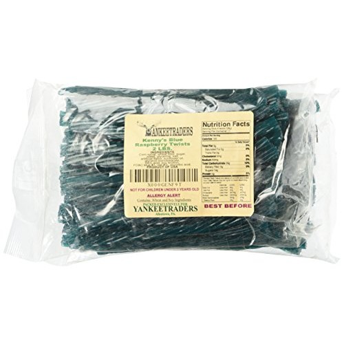 Kennys Blue Raspberry Licorice Twists - 2 Lbs