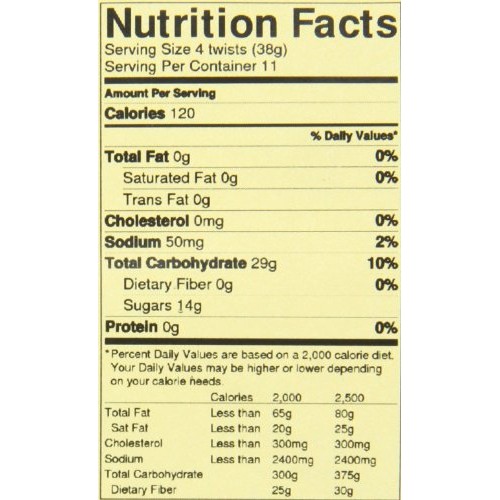 Kennys Licorice Twists, Blue Raspberry, 1 Pound