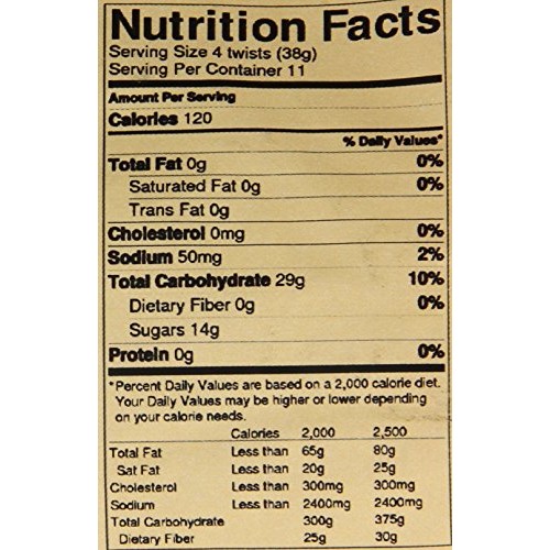 Kennys Licorice Twists, Watermelon, 1 Pound