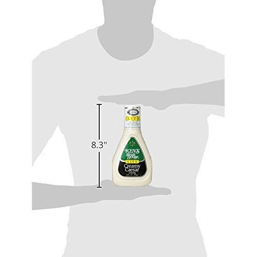 Kens Foods Lite Creamy Caesar Salad Dressing, 16 Oz