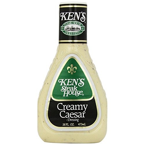 Kens Steakhouse, Creamy Caesar Dressing, 16 Fl. Oz. 3 Bottles