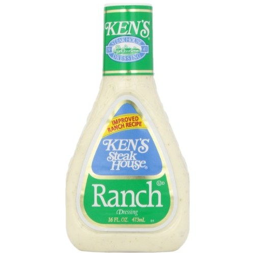 Kens Steak House, Ranch Salad Dressing, 16Oz