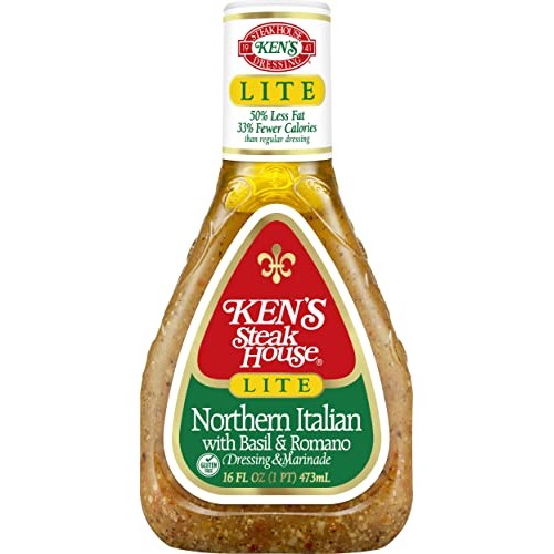 Kens Foods Lite North Italian Dressing, 16 Fl Oz