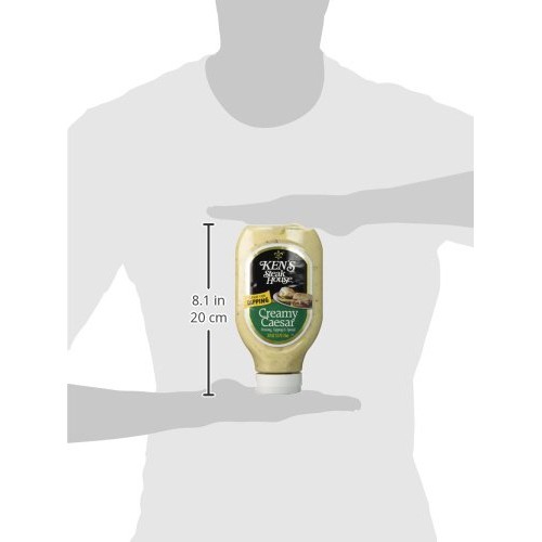 Kens Steak House Creamy Caesar Dressing Squeeze Bottle - 24 Oz