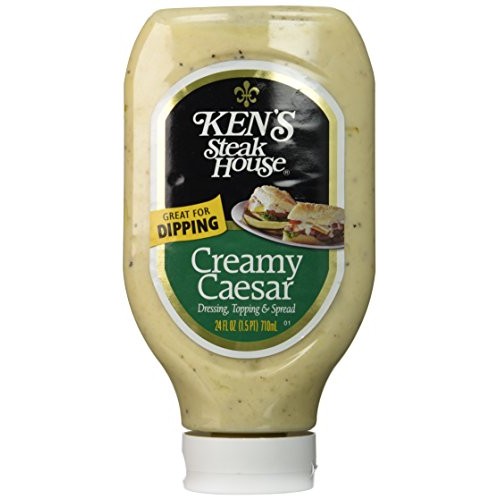 Kens Steak House Creamy Caesar Dressing Squeeze Bottle - 24 Oz