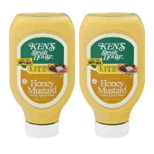 Kens Steak House Lite Honey Mustard Dressing Topping &Amp; Spread -