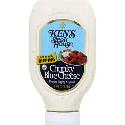 Kens Steak House Squeezable Chunky Blue Cheese 24Oz Bottle