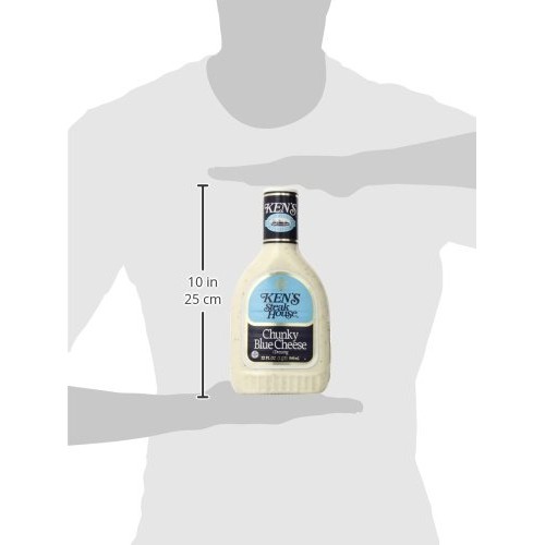 Kens Steak House Chunky Blue Cheese Dressing, 32 Fluid Ounce