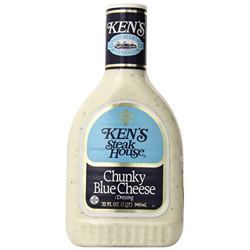 Kens Steak House Chunky Blue Cheese Dressing, 32 Fluid Ounce