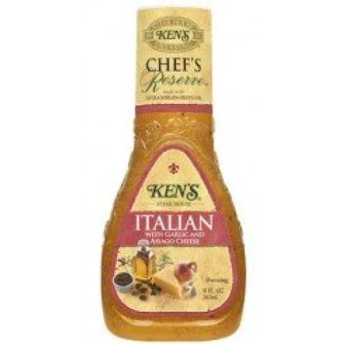 Kens Chefs Reserve Italian Dressing With Garlic And Asiago Che