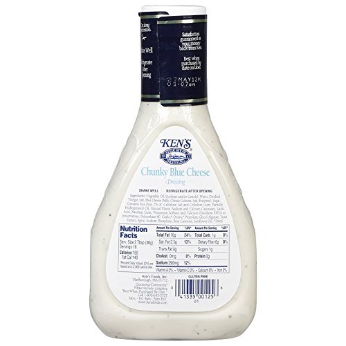 Kens Chunky Blue Cheese Dressing, 16 Oz, 2 Pk