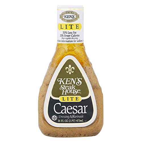 Kens Lite Caesar Dressing-16 Oz - Pack Of 3