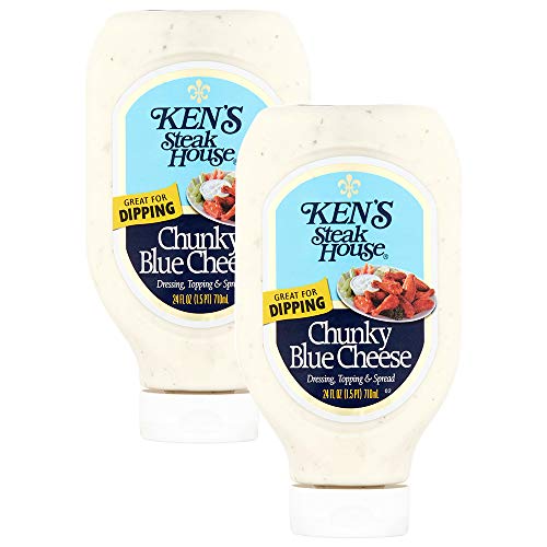Kens Steak House Dressing Topping &Amp; Spread Chunky Blue Cheese -