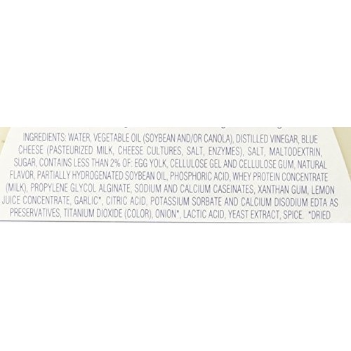 Kens Steak House Lite Chunky Blue Cheese Dressing 2 Pack