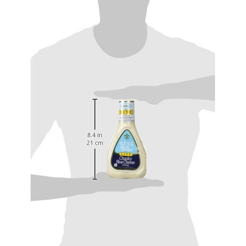 Kens Steak House Lite Chunky Blue Cheese Dressing 2 Pack