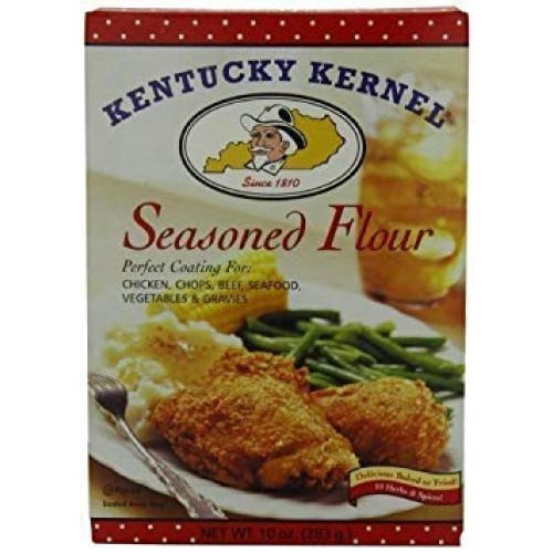Kentucky Kernel Seasoned Flour, 10 Ounce Box (Pack of 4)