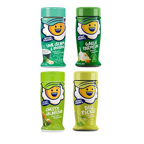 Kernel Seasons 4 Pack Seasoning Kit Sour Cream &Amp; Onion,Garlic P