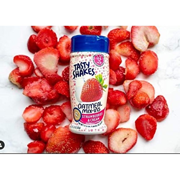 Kernel Seasons Sweet Shakes Oatmeal Mix-Ins, Strawberries &Amp; Cre