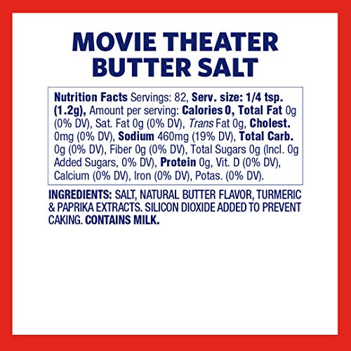 Kernel Seasons Movie Theater Butter Salt Popcorn Seasoning, Mov
