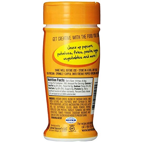 Kernel Seasons Popcorn Seasoning, Nacho Cheddar, 2.85 Oz