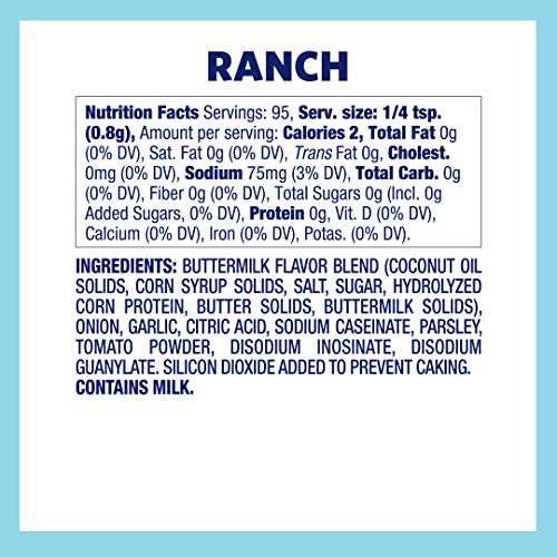 Kernel Seasons Popcorn Seasoning, Ranch, 2.7 Ounce Pack Of 6