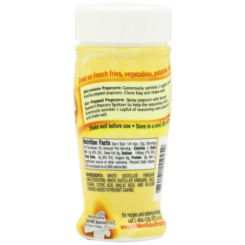 Kernel Seasons Salt &Amp; Vinegar Popcorn Seasoning, 3.25 Ounce Sha