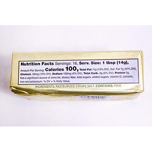 Kerrygold Salted Butter, 8 Oz Foil, Pack Of 5