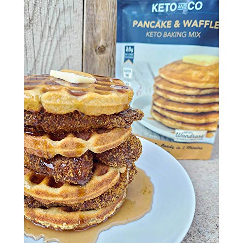 Keto Pancake &Amp; Waffle Mix By Keto And Co | Fluffy, Gluten Free,