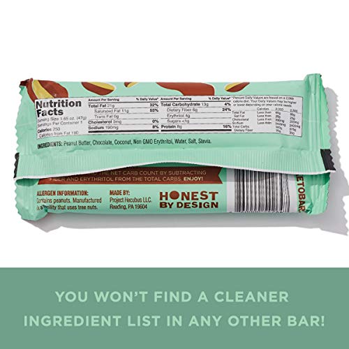 Keto Bars : The Original High Fat, Low Carb, Ketogenic Bar. Glut