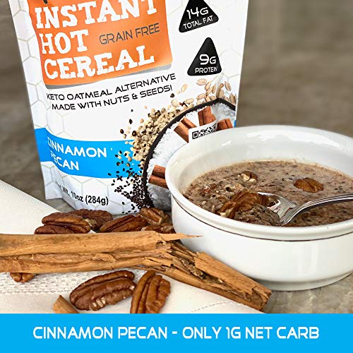 Keto Bstro - Instant Hot Cereal, Low Carb, Grain-Free Oatmeal A