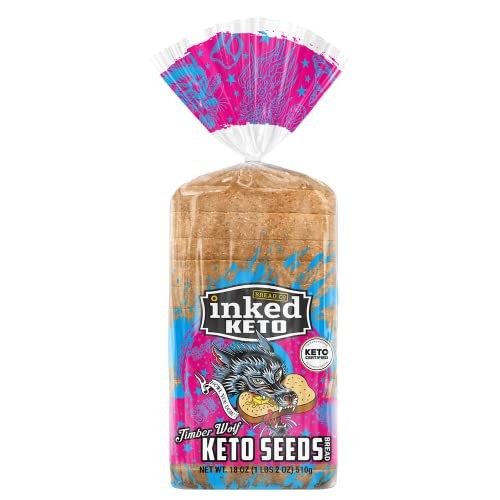 Timber Wolf Keto Seeds Bread No Sugar added 2 Bags 18 oz each Ma...